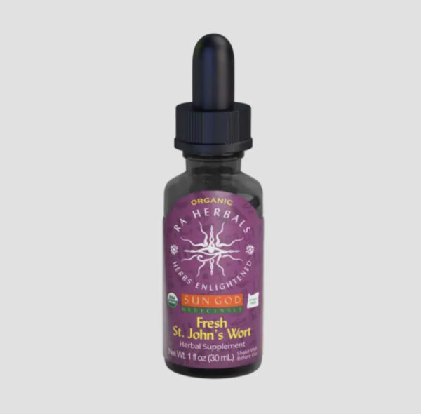 Organic Fresh St John's Wort Tincture 1oz