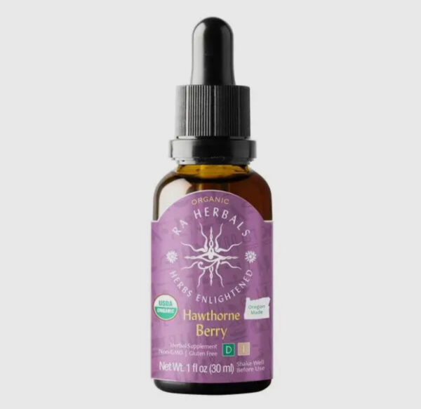 Organic Hawthorn Berry Tincture 1oz